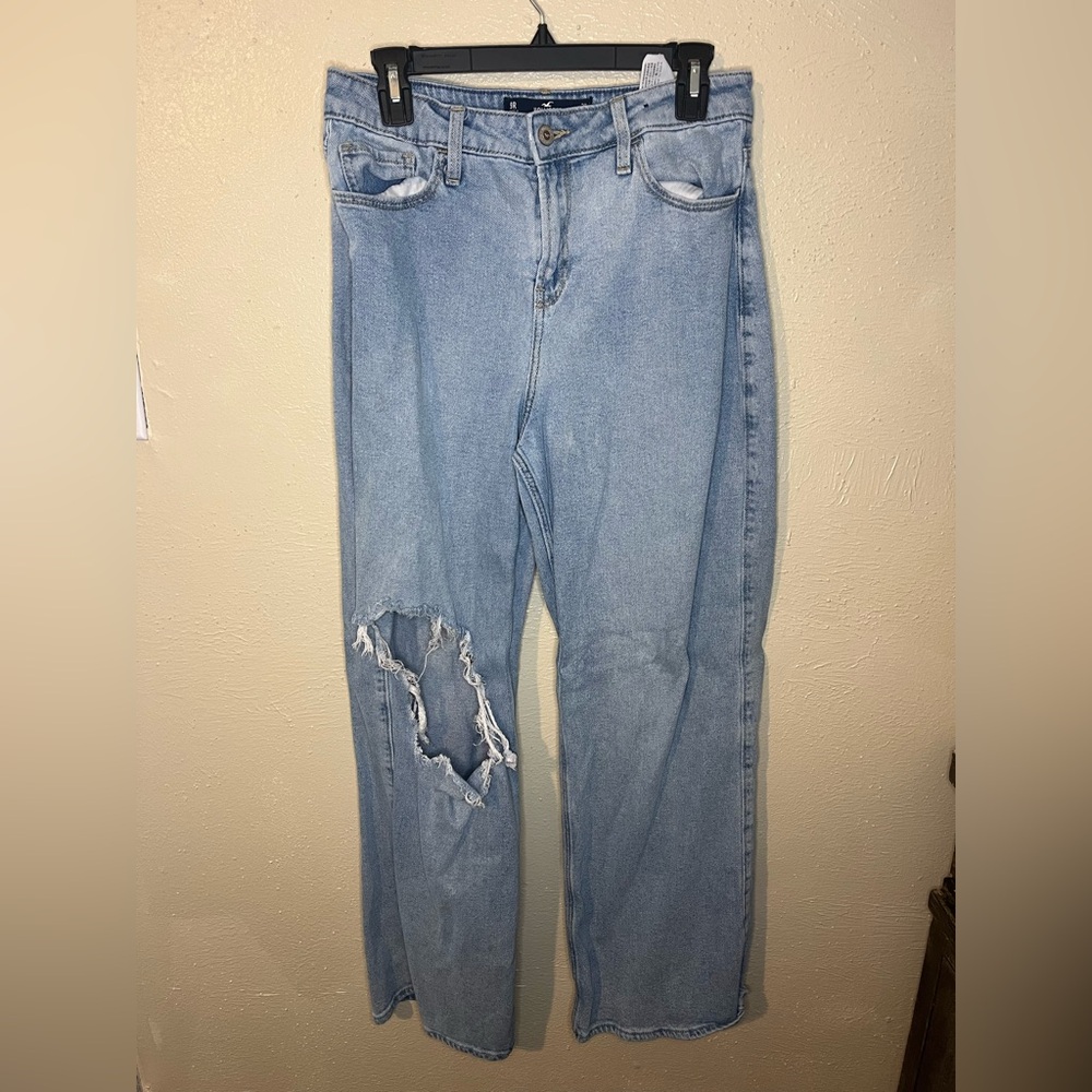 Hollister Distressed Light Blue Women's Jeans